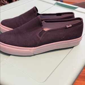 Keds Women's Dark Blue Slip-On Sneakers